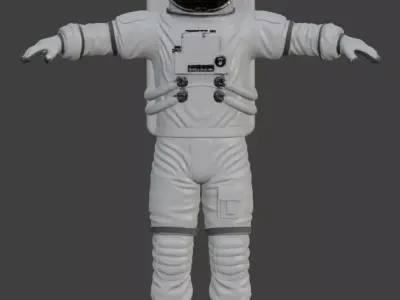 Astronaut Spacesuit 3D Model 3D model