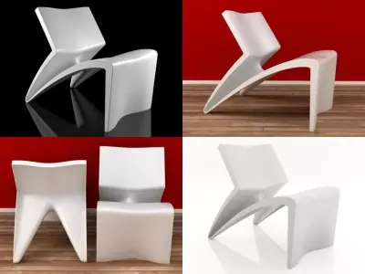 Ghosthome modern chair design 3D model