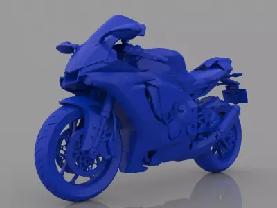 YAMAHA YZF - R1 3D MODEL CUSTOM READY PRINTING STL FILE 3D print model