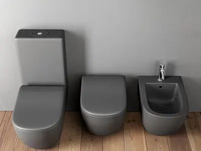 Ceramica Cielo Fluid WC 3D model