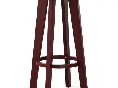 Alfresco Bar Table and Norm Bar Stool by Loll designs 3D model