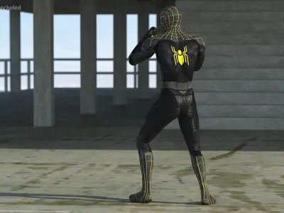  Spiderman Rigged Collection for Cinema 4D 