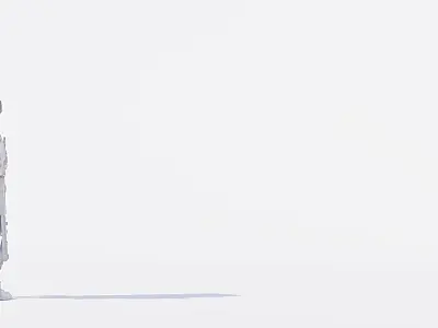 AT-ST Low-poly 3D model