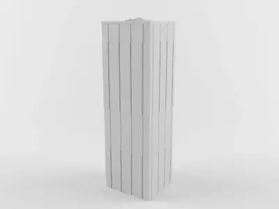 Tower 3D Skyscraper Low Poly Low-poly 3D model