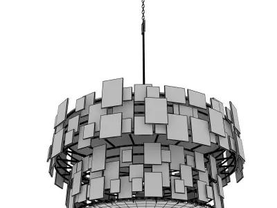 Porta Romana LUCA CHANDELIER 3D model
