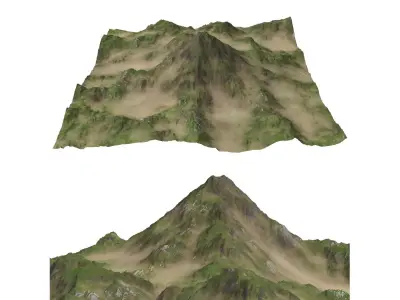 Mountains Hills 2 3D model