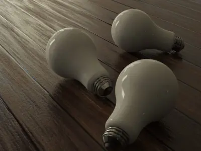 Light Bulb 3D print model
