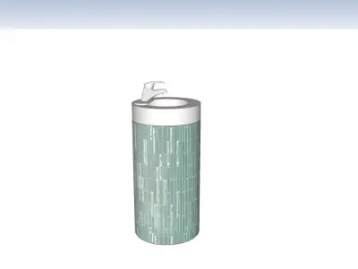 Pedestal sink custom 3D model