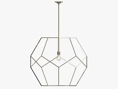 MARA NICKEL PENDANT 3D model