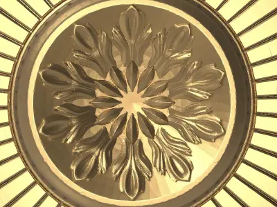 decorative pattern ready for 3D printing 3D model