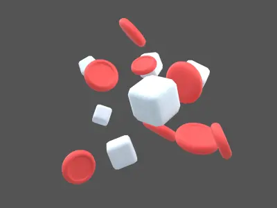 Blood Sugar Icon V1 001 Low-poly 3D model