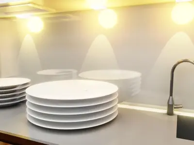 Kitchen Modern Low-poly 3D model