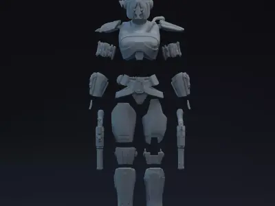 SWTOR Shae Vizla One-Twelfth Scale Kit 3D print model