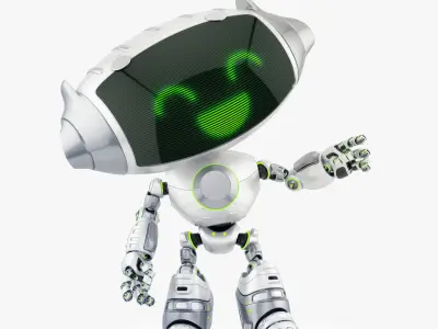 CUTE CAT BOT II 3D model