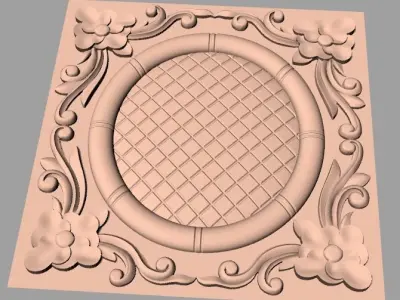 3D carved model furniture 3D design used for artcam aspire E836 3D model