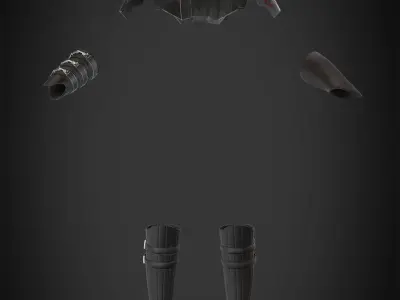 Star Wars Anakin Skywalker Battle Armor for Cosplay 3D print model