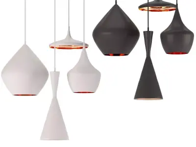 Tamdixon-Lighting-Set modern pendant light copper Free 3D model