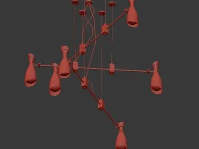 Duke chandelier 3D model