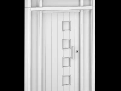 Exterior Large Doors 3D model 5