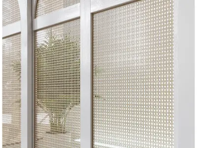 Classic rattan door 3D model