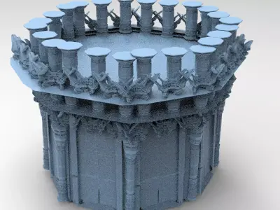 Celtic Tower 4 3D model