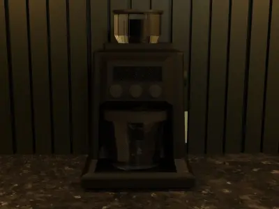 Cafe Kitchen  3D model