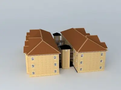 Paladian Village Apartments Free 3D model