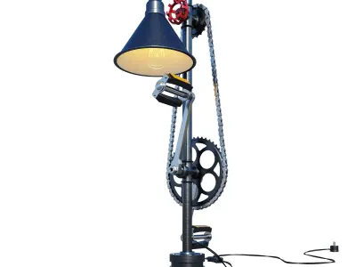Kesha loft table lamp 3D model
