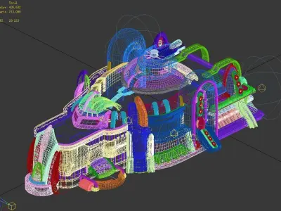 Star Alliance - Large Building 01 3D model