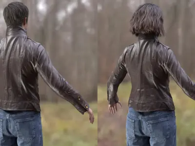  Man and Woman in Casual Outfit 2 