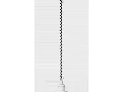 Lang chandelier black 3D model