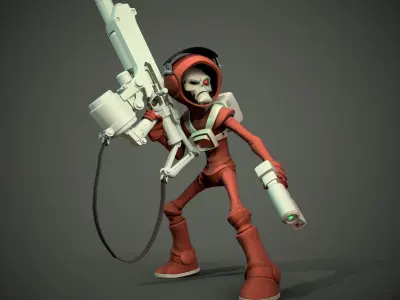  Skull Chaser Anim Rig 