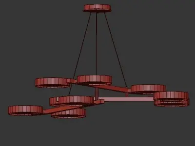 Brant chandelier 3D model