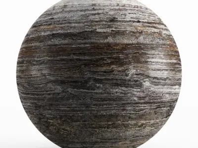 Seamless horizontal texture of brown travertine Texture