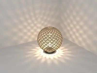 Tribu monsieur tricot standing lamp 3D model