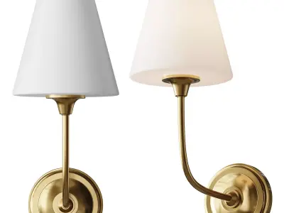 Modern Charleston Bath Sconce 3D model