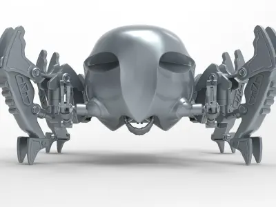 Crabdroid Robothelmets Series Sci Fi  3D print model