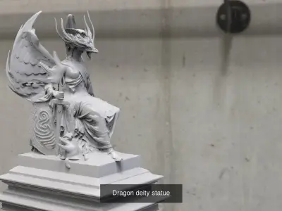 Deity Monolith Collection 1 3D Model Pack