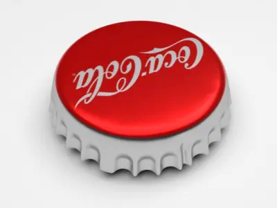 Coca Cola Classic Bottle Cap 3D model