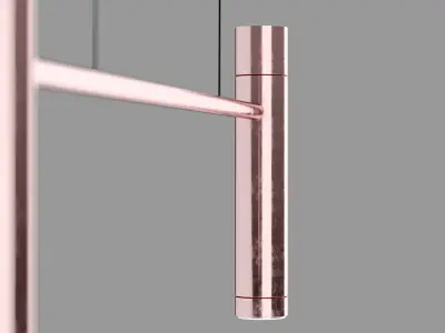 Rosegold Chendelier 3D model