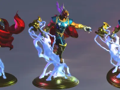 Marvels Beta Rae Thor 3D print model