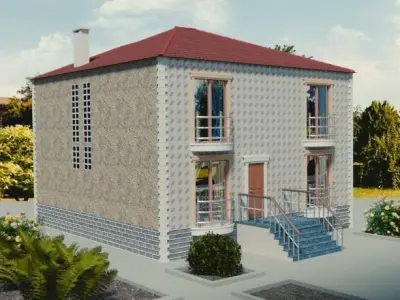 Architecturing Modern Villa House 3D model