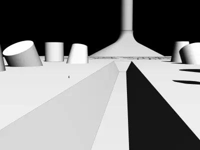 World of Blame Tsutomu Nihei Kit Low-poly 3D model