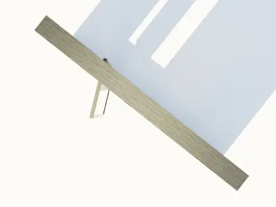 Casement Window Low-poly 3D model