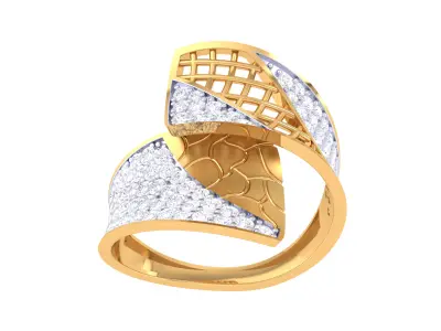 Women Ring MTL 3dm STL OBJ FBX Details 3D print model 104