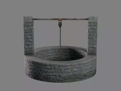 WELL Model Low-poly 3D model purchase