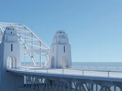 Harbour Bridge 3D Model 3D model