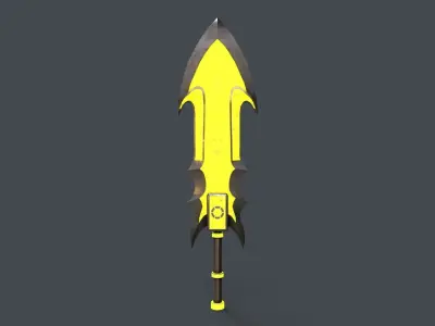 Sci-Fi Sword V4 - 02 Low-poly 3D model