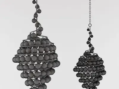 Currey and Company - Wanderlust Chandelier Lighting 3D model