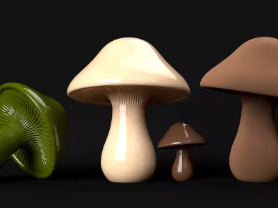 Mushroom 3D print model